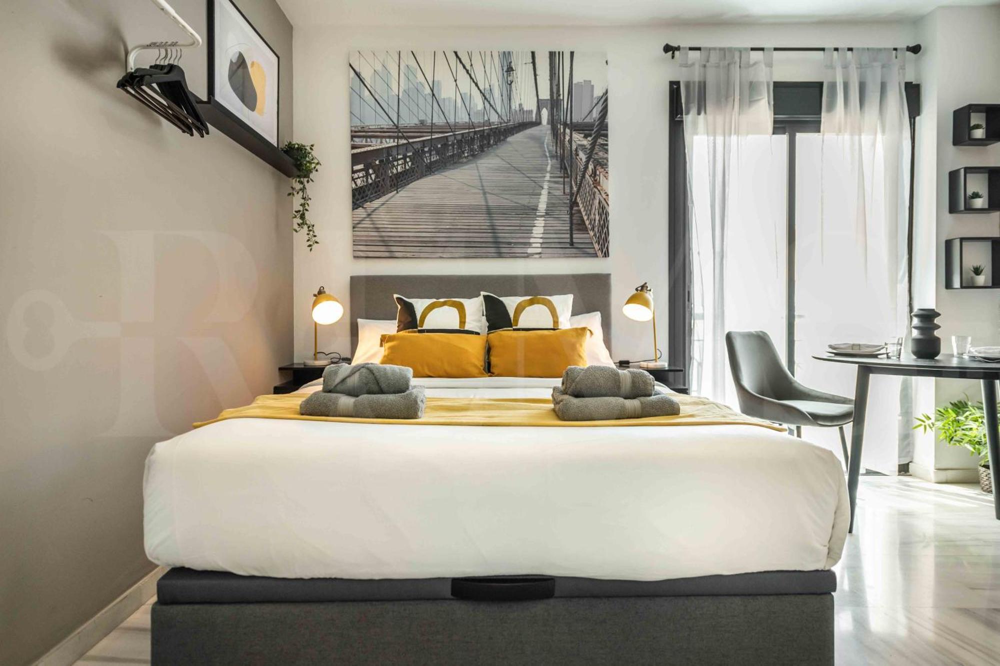 Modern Studio With Private Rooftop Terrace By Rems Malaga Exterior photo